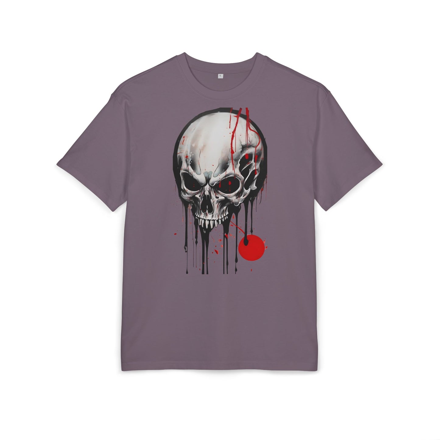 Gothic Skull Oversized Tee - Trendy Streetwear for Music Lovers, Grunge Style, Halloween Costume, Alternative Fashion, Graphic Tee