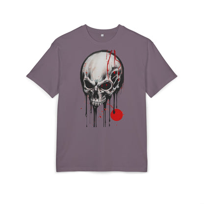 Gothic Skull Oversized Tee - Trendy Streetwear for Music Lovers, Grunge Style, Halloween Costume, Alternative Fashion, Graphic Tee