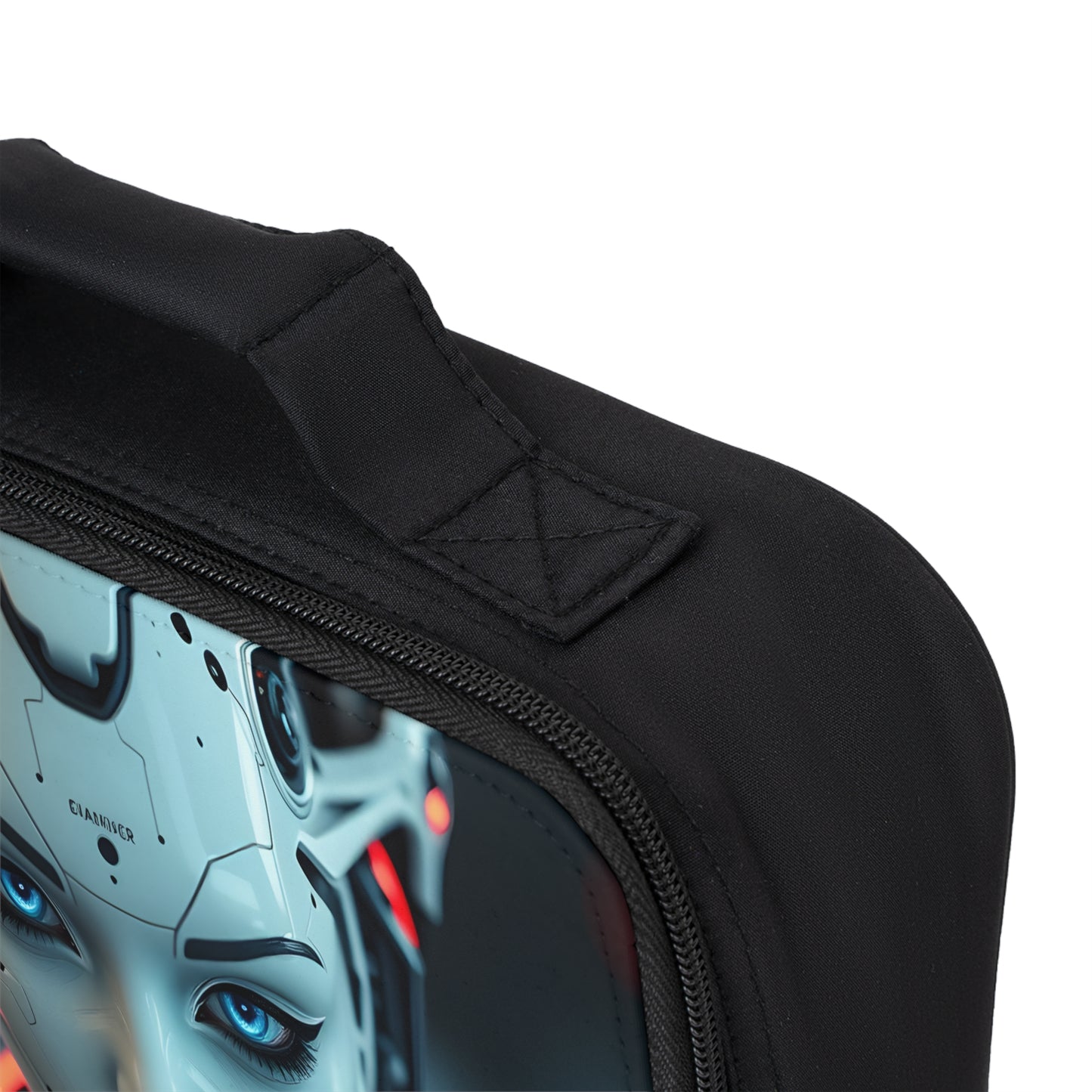 Futuristic Lunch Bag, Stylish Insulated Lunch Tote for Work, School, Picnics, Trendy Cyberpunk Design