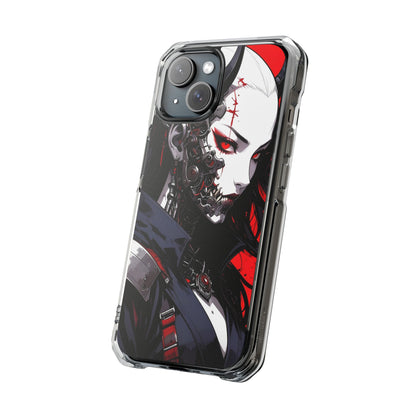 Magnetic Impact Phone Case, Anime Art Phone Cover, Goth Accessories for Her, Gift for Tech Lovers, Unique Phone Protection