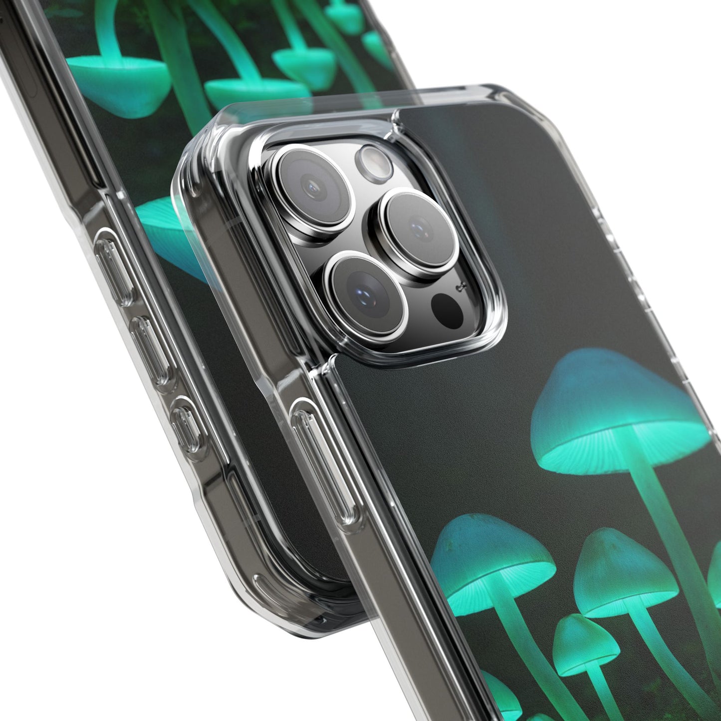 Glowing Mushroom iPhone Case, Unique Cellphone Protector, Gift for Nature Lovers, Eco-Friendly Tech Accessory