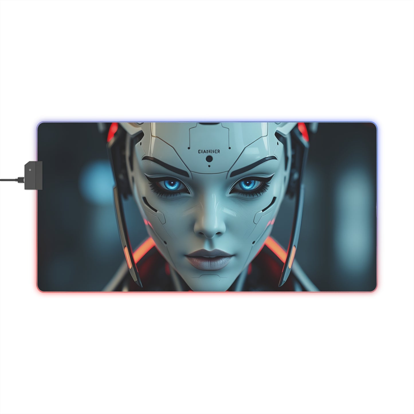 Futuristic LED Gaming Mouse Pad - Illuminated Desk Accessory, Pc Gamer Gift, Esports Essential, LED Art, Gaming Decor