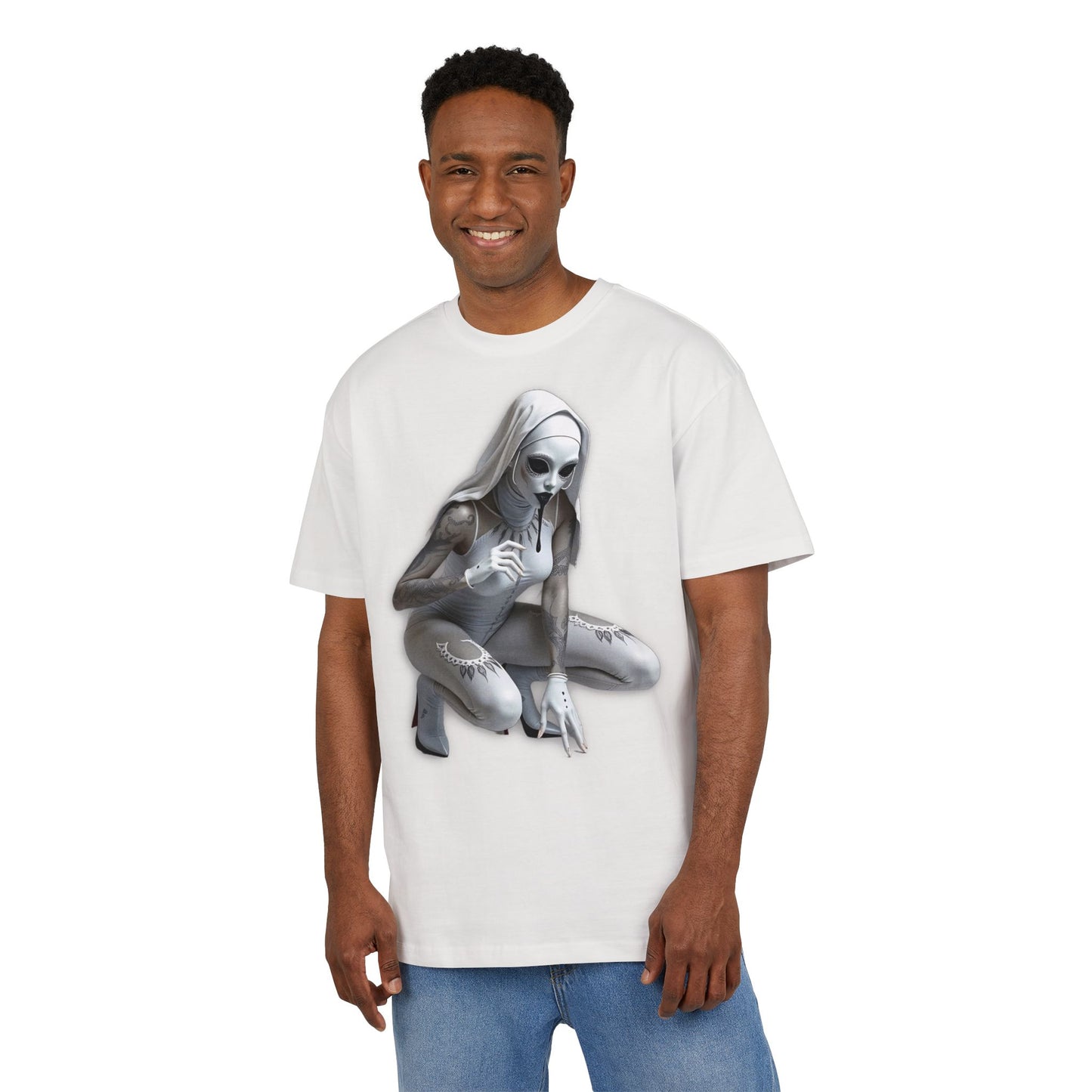 Horror Unisex Heavy Oversize Tee - Casual Streetwear
