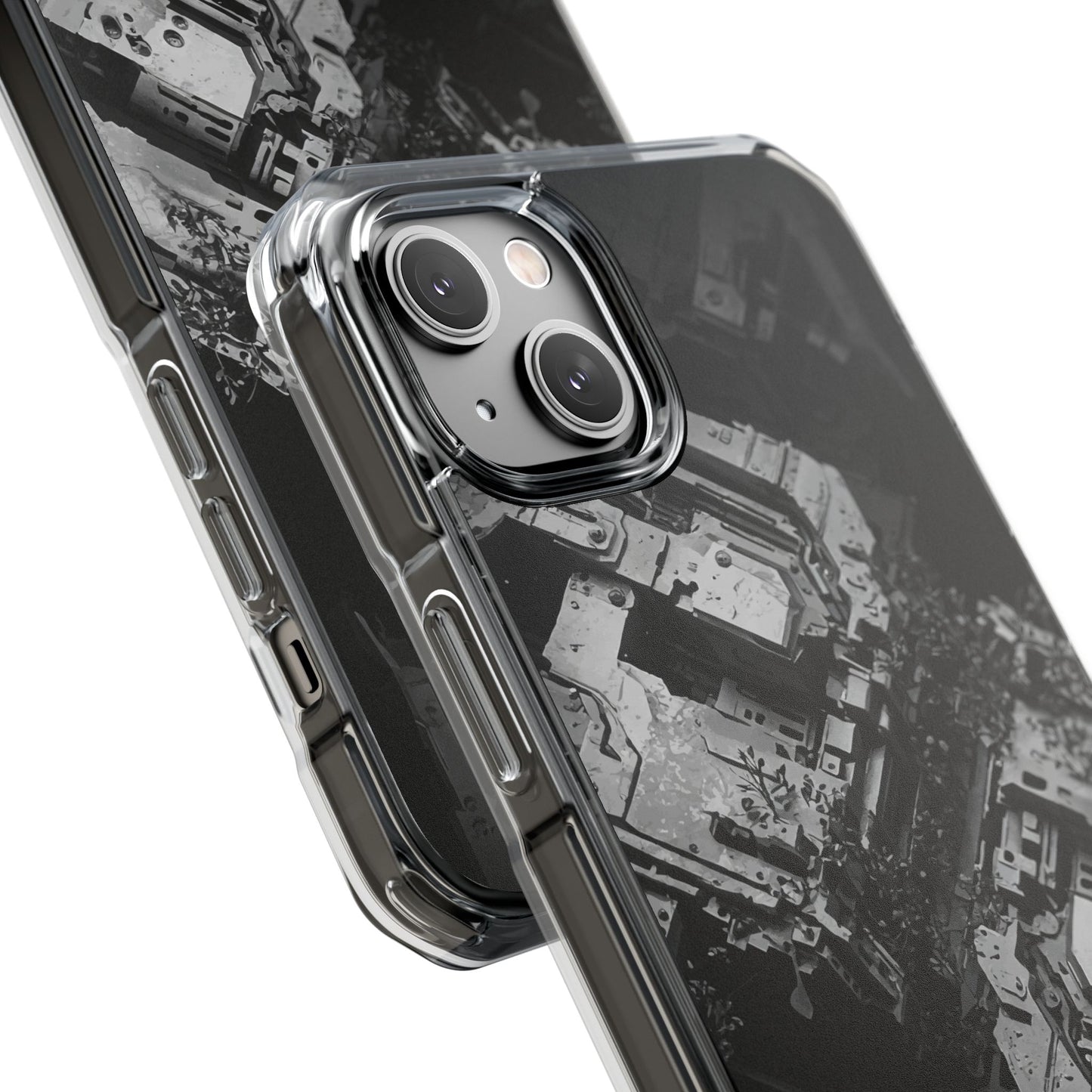 Stylish Magnetic Clear Impact Cases for iPhone, Heavy-Duty Protection, Customized Cases, Tech Lover Gift, Trendy Phone Accessories