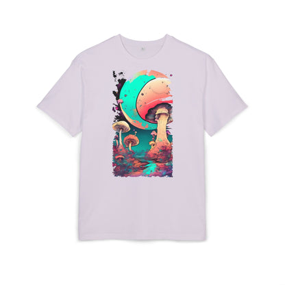 Cosmic Mushroom Graphic Tee, Unisex Oversized Shirt, Boho Vibe Top, Festival Wear, Unique Gift for Nature Lovers, Relaxed Fit Shirt