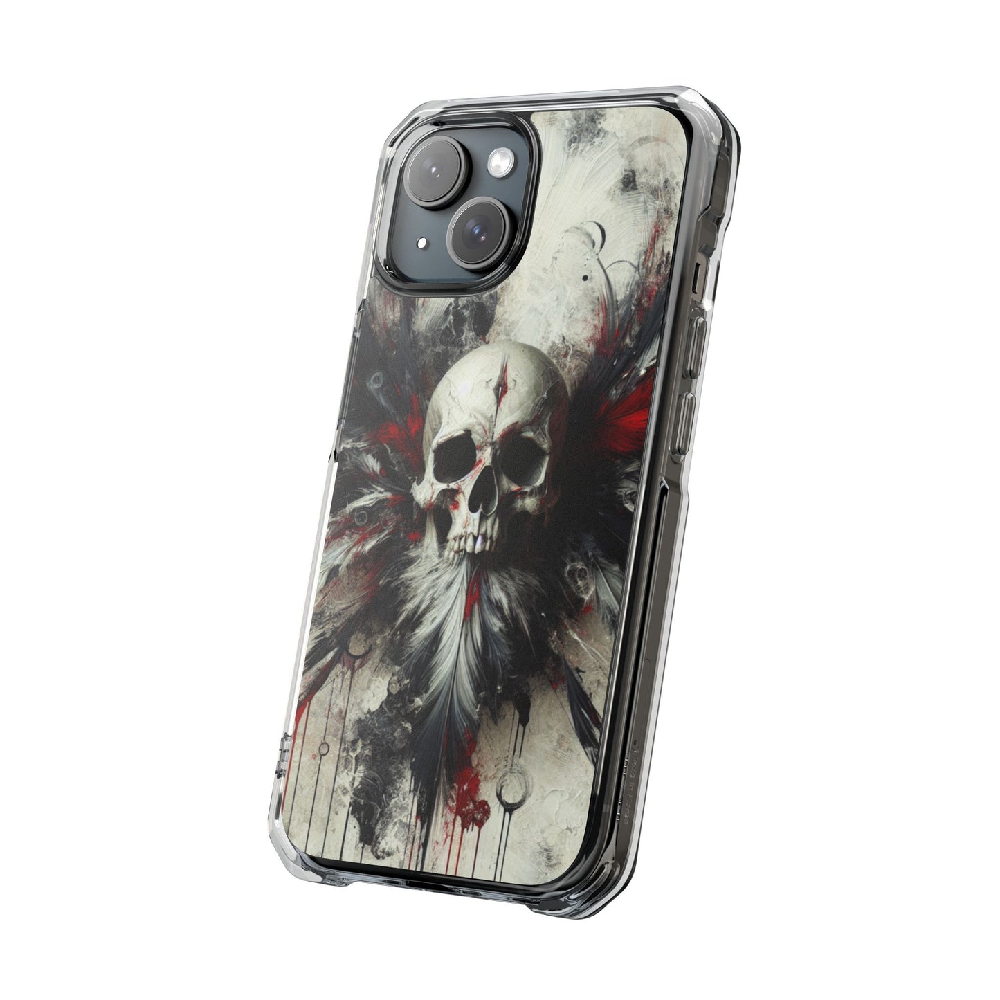 Gothic Skull Phone Case, Unique iPhone Cover, Edgy Smartphone Protector, Halloween Gift, Alternative Accessories