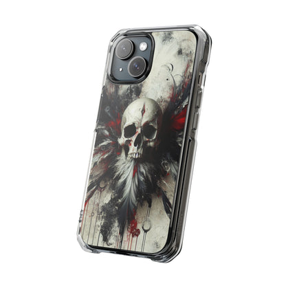 Gothic Skull Phone Case, Unique iPhone Cover, Edgy Smartphone Protector, Halloween Gift, Alternative Accessories