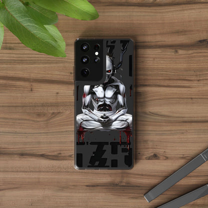 Clear Phone Cases with Cyber Design