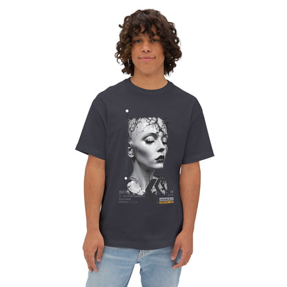 Chic Graphic Tee, Unisex Streetwear, Trendy Oversized Shirt, Modern Art T-Shirt, Casual Wear for Everyday Style