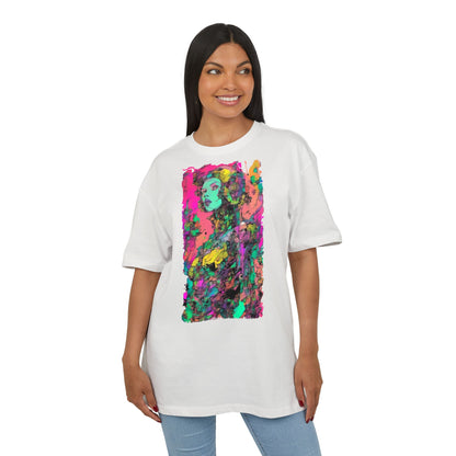 Artistic Oversize Tee - Vibrant Graphic Shirt, Casual Streetwear, Unique Gift for Art Lovers, Everyday Wear, Graphic Tee