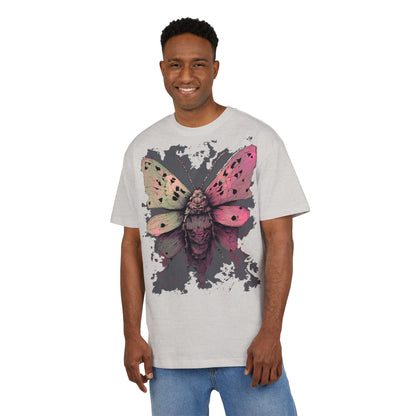 Moth Art Unisex Oversized Tee, Graphic T-Shirt, Nature Lover Gift, Everyday Wear, Summer Style