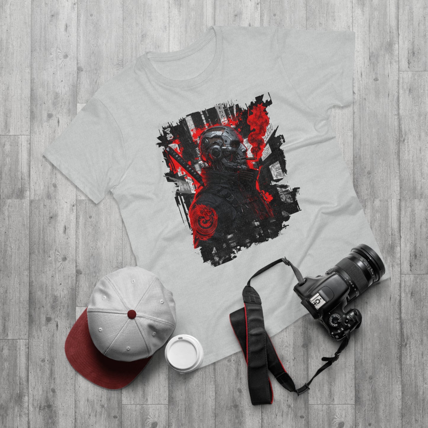 Unisex Graphic Tee - Urban Skull Design, Streetwear Shirt, Cool T-Shirt, Casual Fashion, Edgy Gift for Him, Festival Wear
