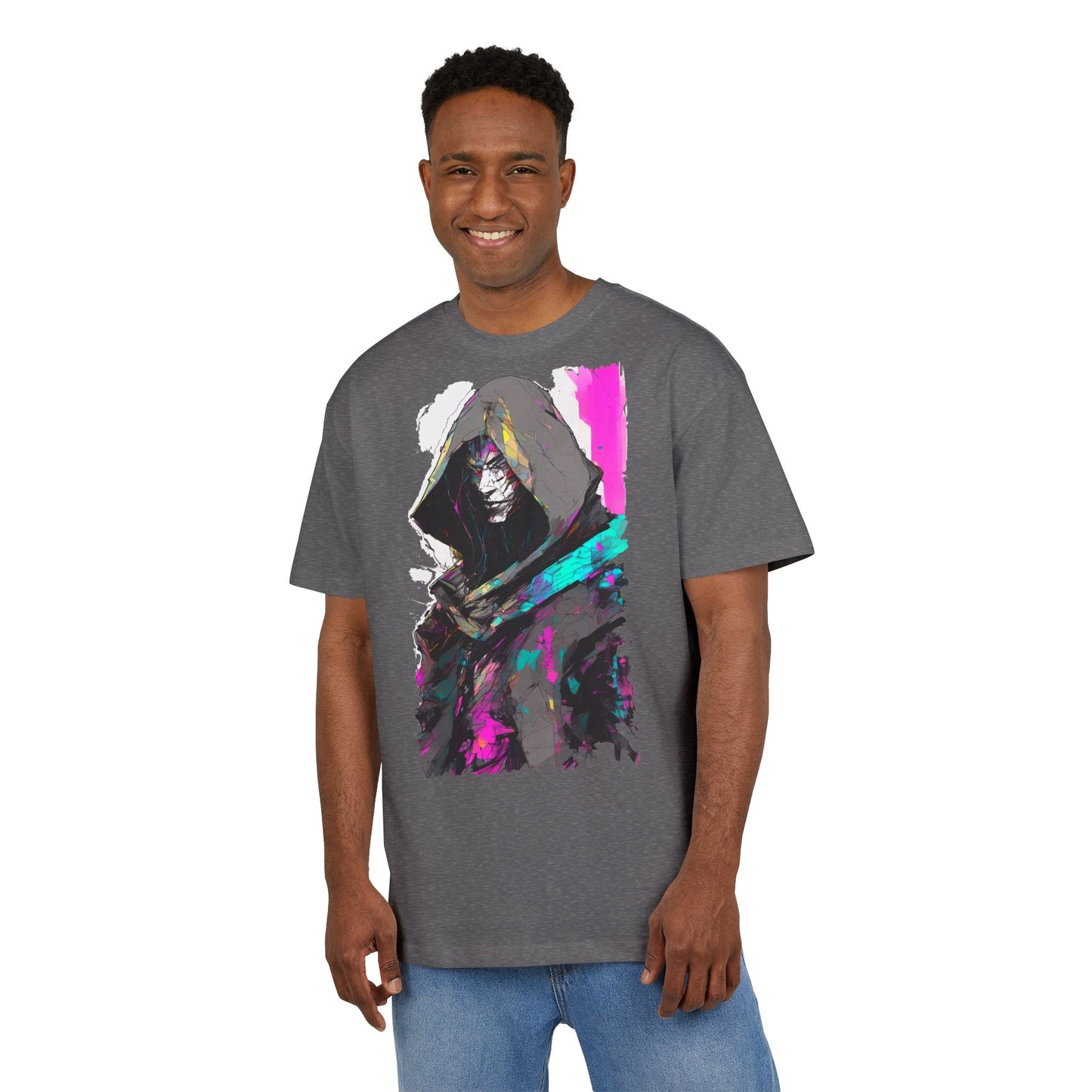 Stylish Oversized Graphic Tee featuring Artistic Illustration, Casual Wear, Unisex T-Shirt, Streetwear Fashion, Gift for Art Lovers