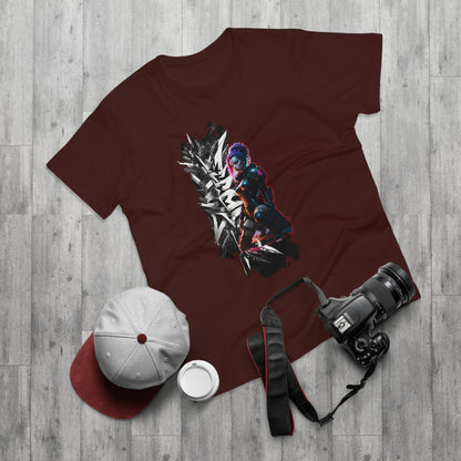 Unisex Graphic T-Shirt Featuring Bold Illustration, Streetwear Style Tee, Trendy Casual Wear, Perfect Gift for Graphic Art Lovers