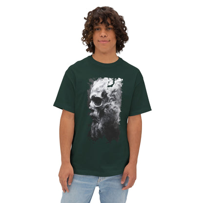 Edgy Oversized Graphic Tee | Casual Streetwear, Unisex T-Shirt, Skull Design, Gifts for Him/Her, Everyday Wear