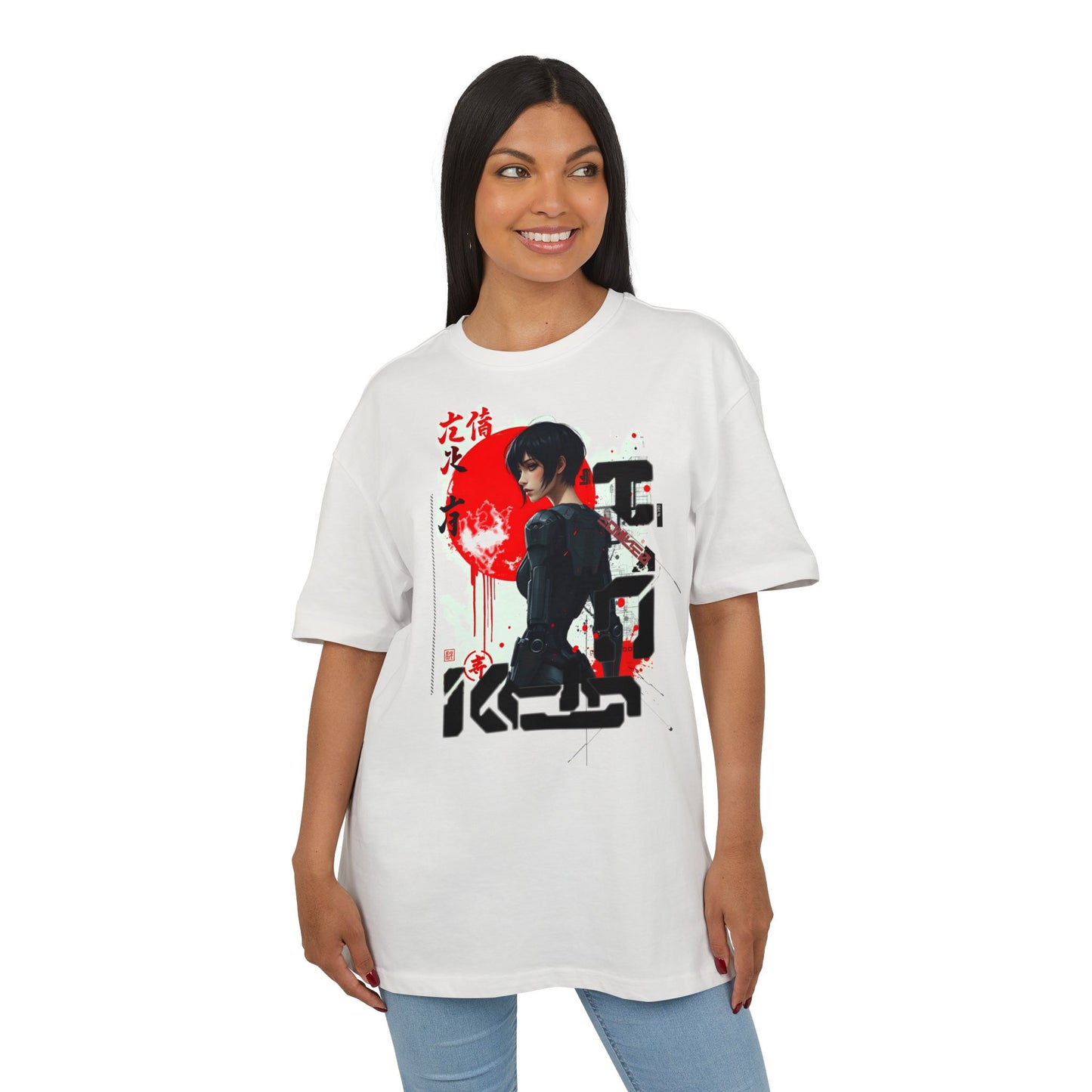 Unisex Oversized Graphic Tee with Anime Design, Casual Streetwear, Perfect for Everyday Wear, Gift for Anime Fans, Cosplay, Summer Style