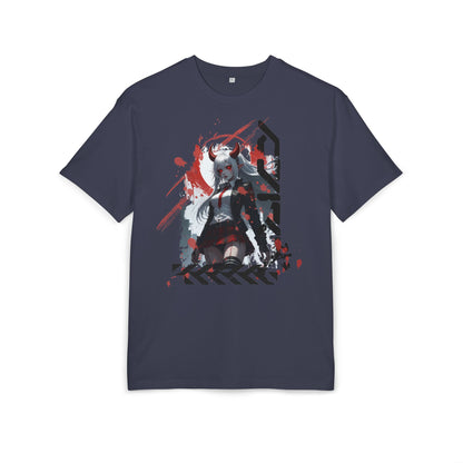 Unique Graphic Loose Fit Tee, Oversized T-Shirt, Streetwear Style, Trendy Casual Wear, Gift for Anime Lovers, Art-Inspired Fashion