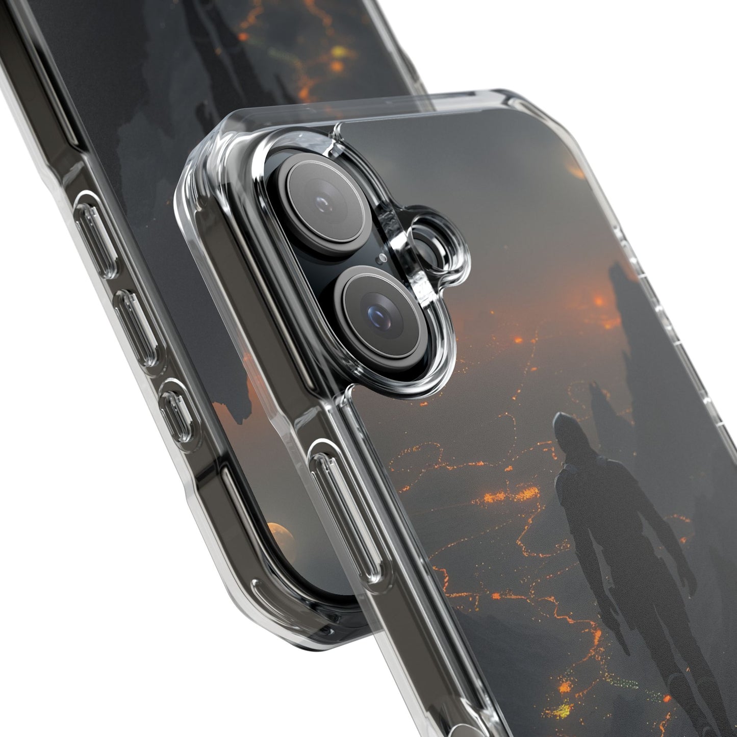 Magnetic Clear Impact Phone Cases, Adventure Phone Cover, Gamer Gift, Customizable Phone Shell, Trendy Tech Accessory