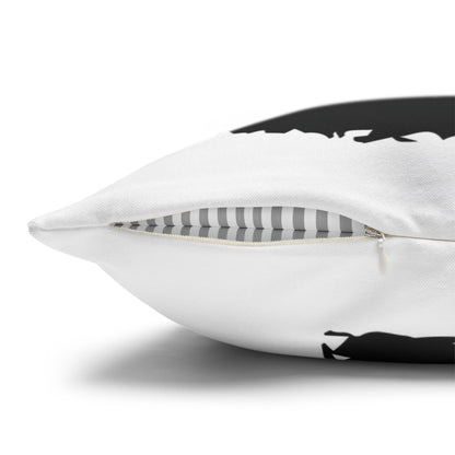 Stylish Spun Polyester Pillowcase, Decorative Accent, Unique Home Decor, Modern Living Room Cushion, Gift for Art Lovers