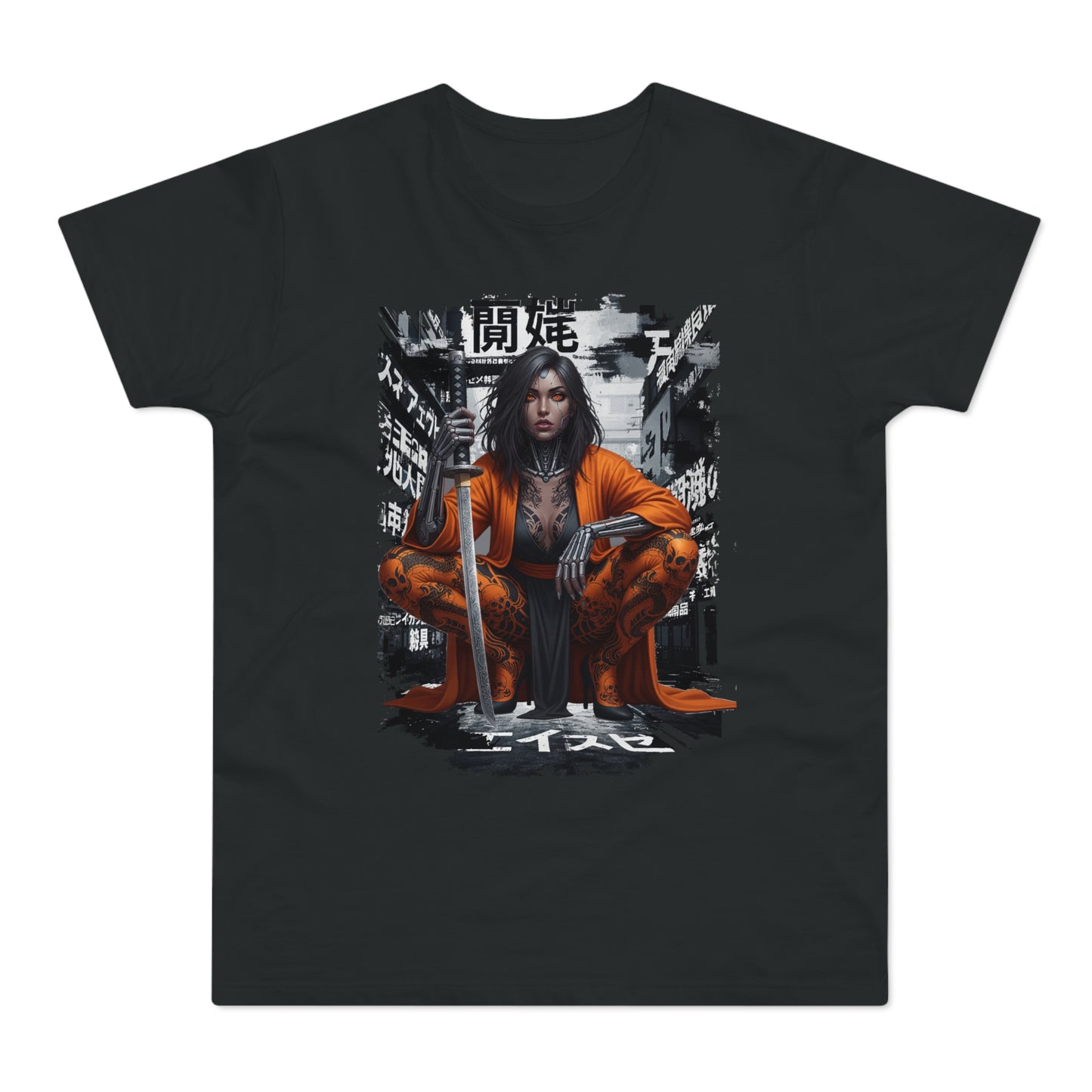 Urban Samurai Unisex T-shirt, Graphic Tee for Anime Fans, Streetwear Fashion, Unique Gift for Birthdays, Casual Wear