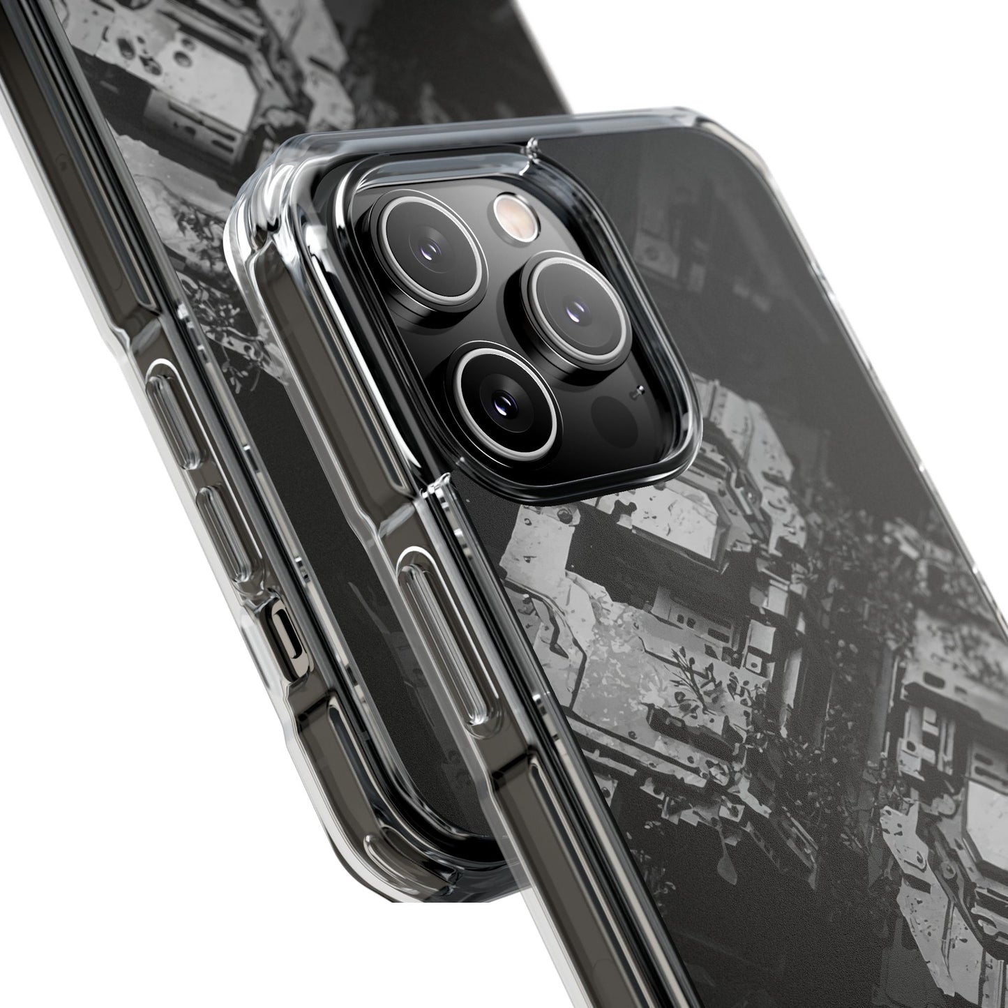 Stylish Magnetic Clear Impact Cases for iPhone, Heavy-Duty Protection, Customized Cases, Tech Lover Gift, Trendy Phone Accessories