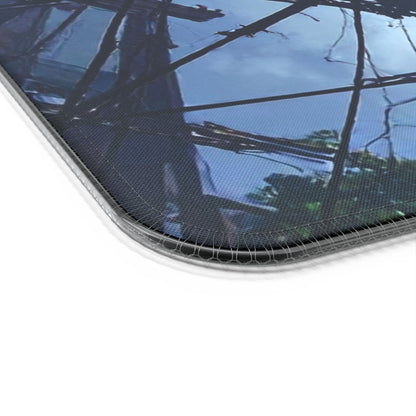 LED Gaming Mouse Pad with Wireless Charging - Futuristic Design for Gamers, Perfect for Home Office, PC Setup, Gaming Desk