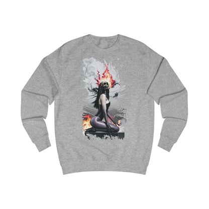 Gothic Fantasy Unisex Sweatshirt | Cozy Graphic Pullover for Nights Out, Casual Wear, Halloween, Gift Idea, Unique Style