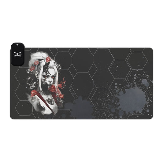 LED Wireless Charging Gaming Mouse Pad - Perfect for Gamers and Tech Enthusiasts