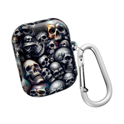 Gothic Skull AirPod Cases - Edgy Accessories for Music Lovers, Unique Gift for Teens, Halloween, Gothic Style, Skull Designs