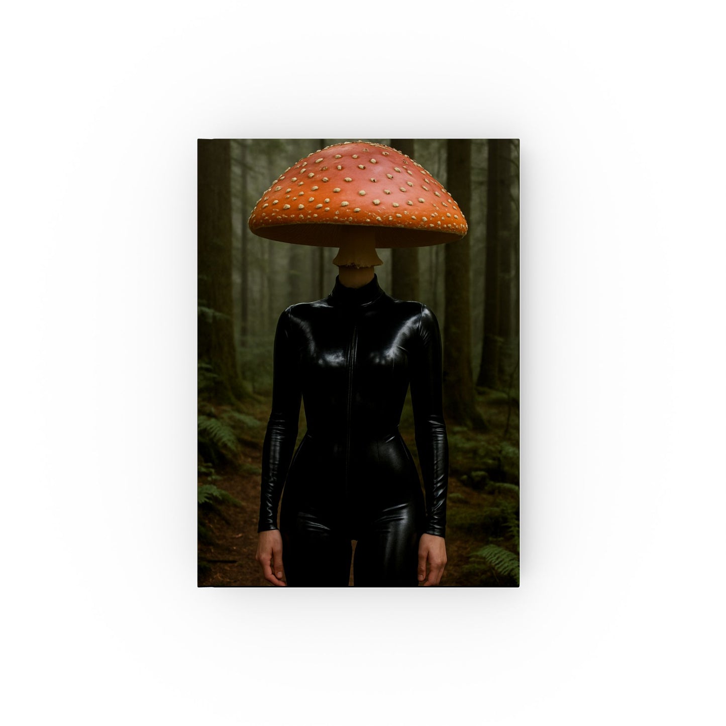 Mushroom-Inspired Hard Backed Journal, Unique Gift for Writers, Nature-Inspired Art, Bullet Journal, Eco-Friendly Notebook, Creative [...]