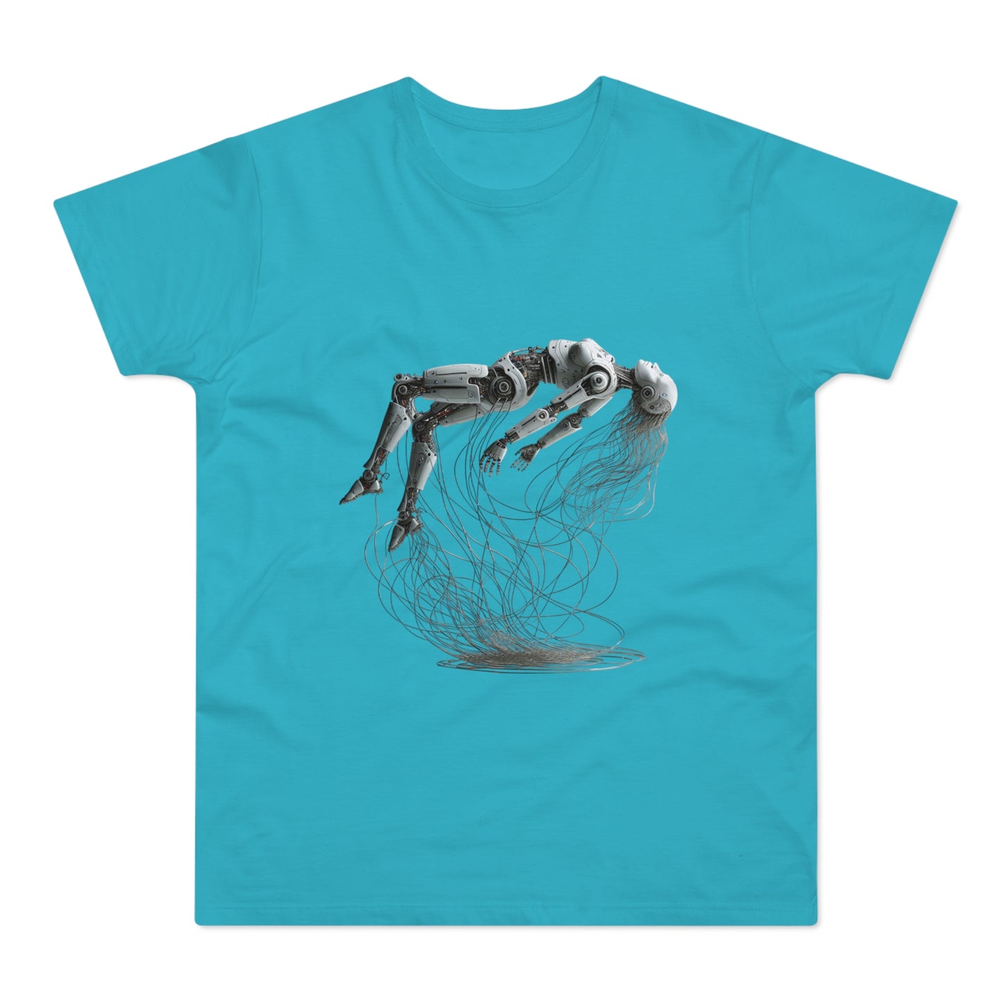 Futuristic Graphic Tee, Cool Unisex T-Shirt for Tech Enthusiasts, Gift for Birthdays, Casual Wear, Unique Art Shirt
