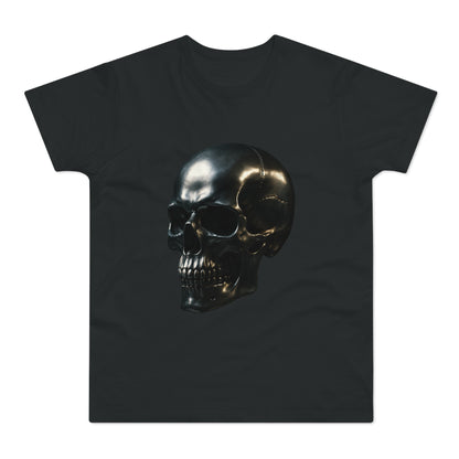 Gothic Skull Unisex T-Shirt, Edgy Graphic Tee, Halloween Apparel, Men's Casual Wear, Gift for Him