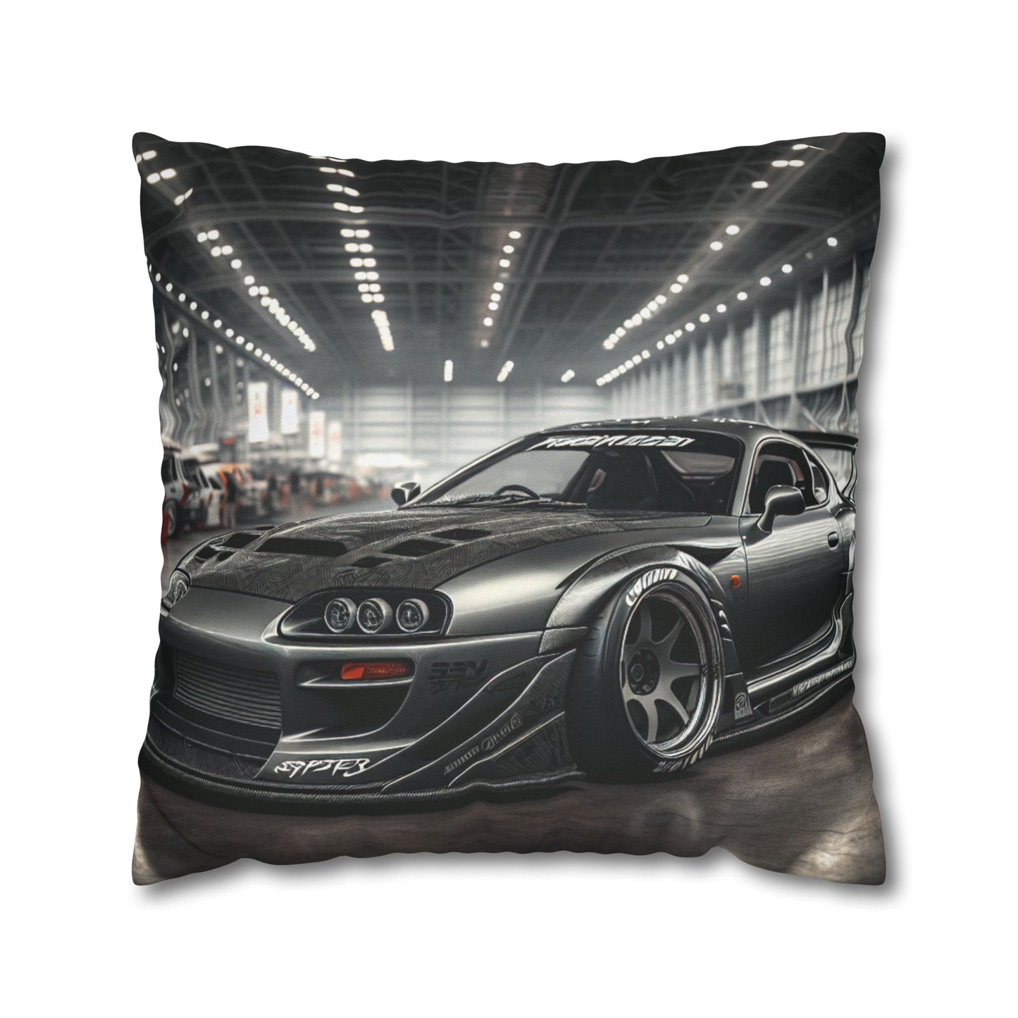 Car Enthusiast Pillowcase, Automotive Decor, Gift for Him, Racer Decoration, Motorsport Home Accessories