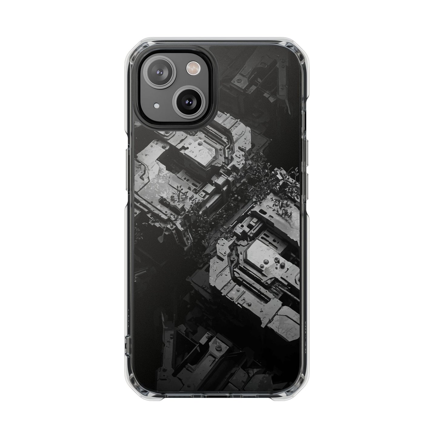 Stylish Magnetic Clear Impact Cases for iPhone, Heavy-Duty Protection, Customized Cases, Tech Lover Gift, Trendy Phone Accessories