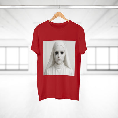 Spooky Art Tee, Unisex Graphic T-shirt, Halloween Costume, Horror Aesthetic Shirt, Creepy Vintage Look Top