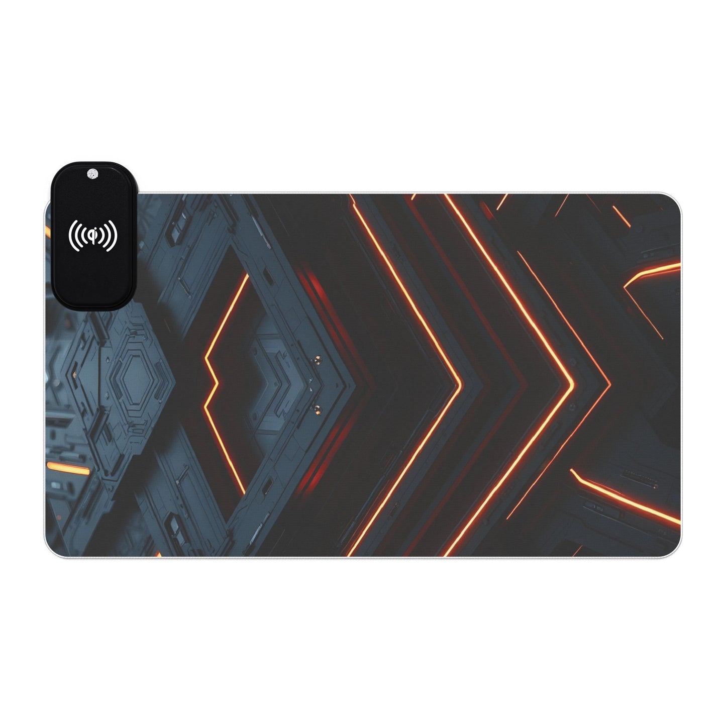 LED Gaming Mouse Pad with Wireless Charging, RGB Desk Mat for Gamers, Computer Accessories, Gaming Setup Essentials, Gift for Tech Lovers