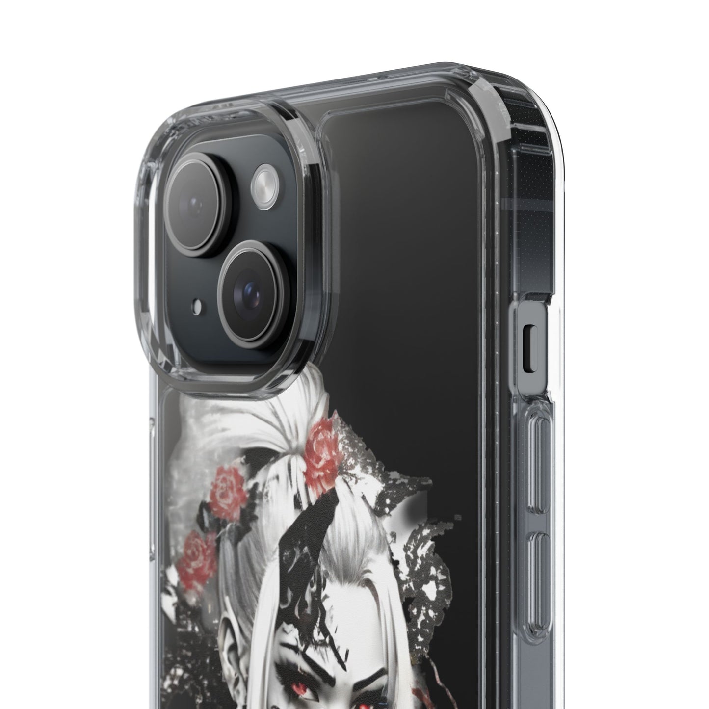 Mystical Warrior Clear Phone Case - Stylish & Protective