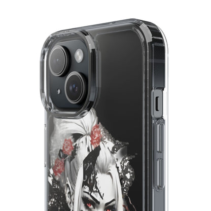 Mystical Warrior Clear Phone Case - Stylish & Protective