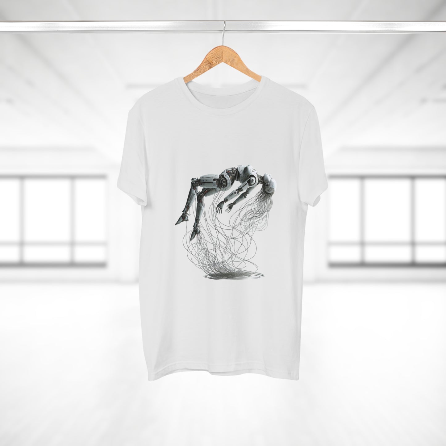 Futuristic Graphic Tee, Cool Unisex T-Shirt for Tech Enthusiasts, Gift for Birthdays, Casual Wear, Unique Art Shirt