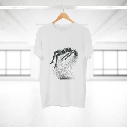 Futuristic Graphic Tee, Cool Unisex T-Shirt for Tech Enthusiasts, Gift for Birthdays, Casual Wear, Unique Art Shirt
