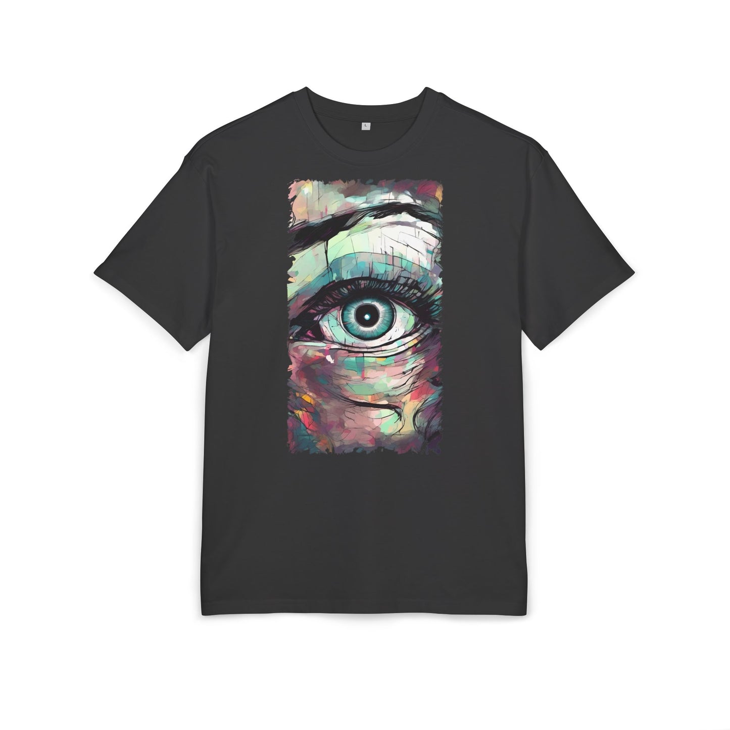 Artistic Eye Oversized Tee | Colorful Graphic T-Shirt, Unisex Shirt, Casual Fashion, Trendy Streetwear, Unique Gift Idea