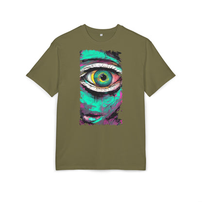 Stylish Eye Graphic Tee, Unisex Oversized T-Shirt, Casual Wear, Street Style, Gift for Art Lovers, Funky Apparel