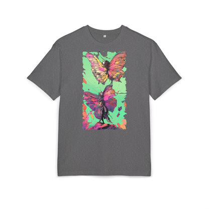 Colorful Butterfly Oversized Tee | Boho Style Tee, Spring Fashion, Nature Lover Gift, Festival Wear, Unique Graphic Shirt
