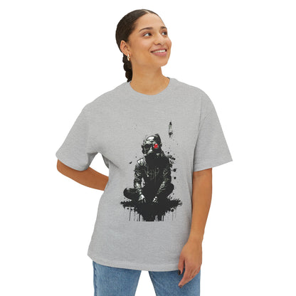 Street Art Graphic Tee for Casual Vibes, Unisex Oversized Boxy Tee, Cool Streetwear Top, Gift for Art Lovers, Perfect for Festivals, [...]