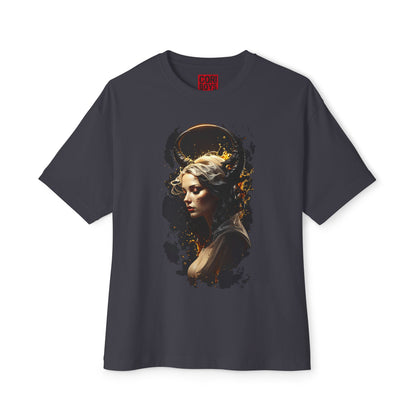Artistic Oversized Tee with Abstract Portrait, Unisex Graphic Tee, Casual Streetwear, Perfect Gift for Art Lovers, Unique Summer Shirt