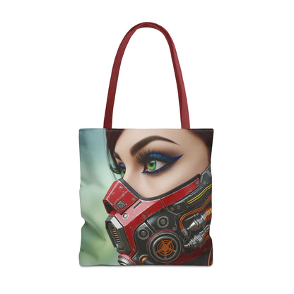 Futuristic Character Tote Bag, Stylish Eco-Friendly Bag, Unique Gift for Fans, Everyday Use for Shopping or Work, Gift for Her