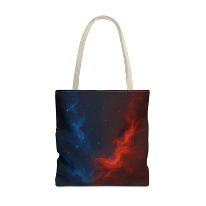 Cosmic Tote Bag, Galaxy Print Eco-Friendly Bag, Stylish Reusable Shopping Tote, Space-Themed Gift, Astronaut Lover Accessory