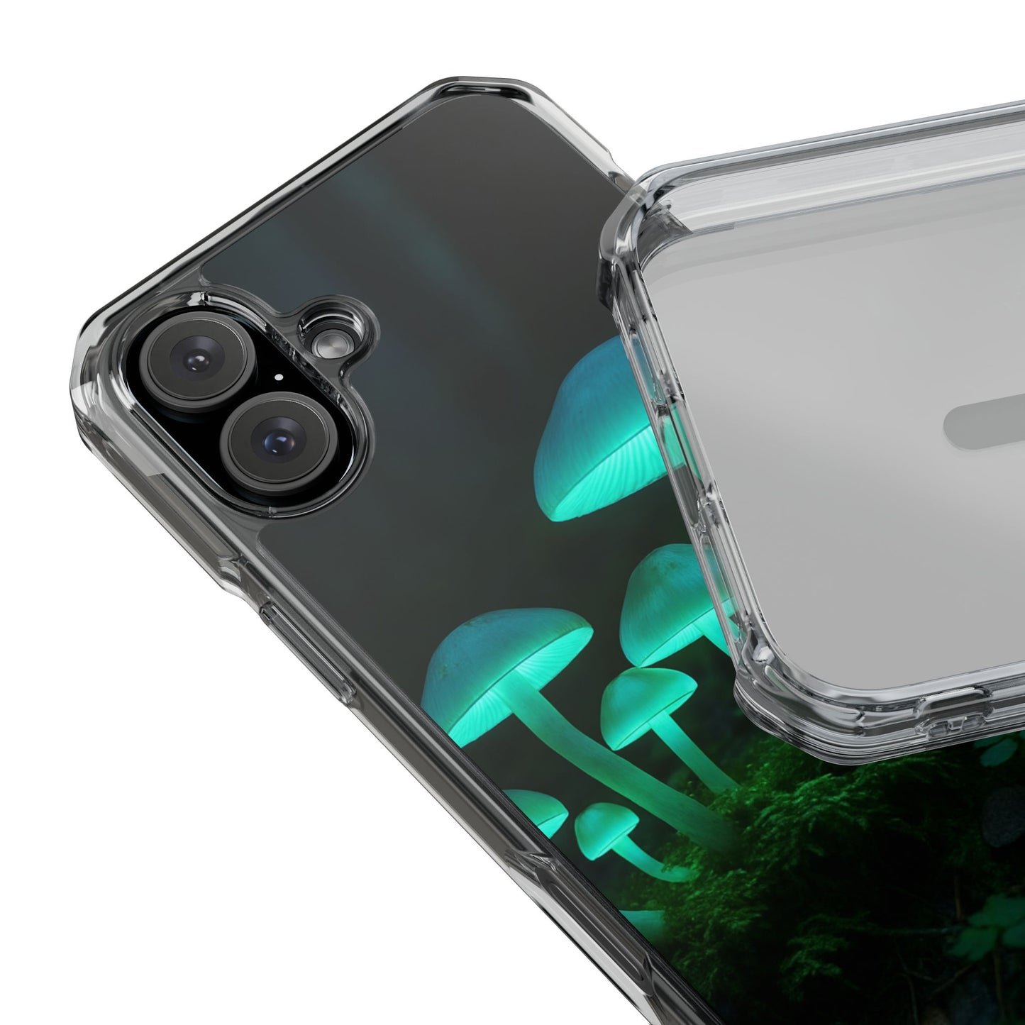 Glowing Mushroom iPhone Case, Unique Cellphone Protector, Gift for Nature Lovers, Eco-Friendly Tech Accessory