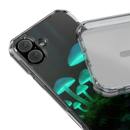 Glowing Mushroom iPhone Case, Unique Cellphone Protector, Gift for Nature Lovers, Eco-Friendly Tech Accessory