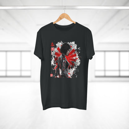 Cyber Samurai Graphic T-Shirt, Unisex Graphic Tee, Anime Shirt, Japanese Art T-Shirt, Gift for Nerds, Cosplay Apparel